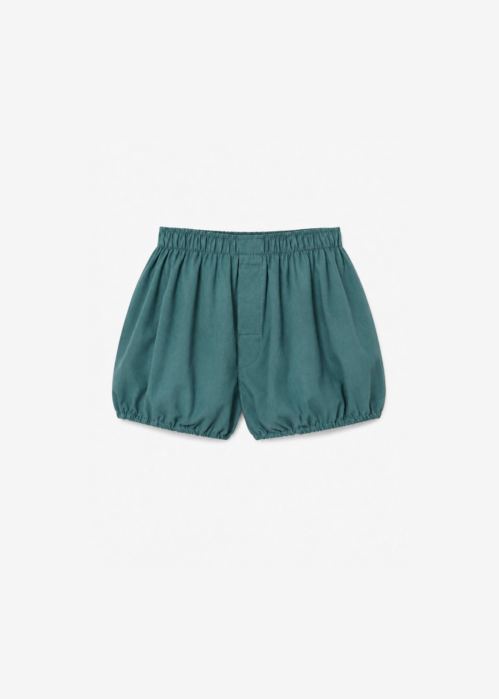Ameglia Bubble Hem Mini Shorts - Green - Image 7