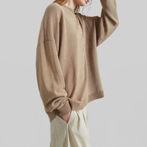 Basel Crew Neck Sweater - Beige