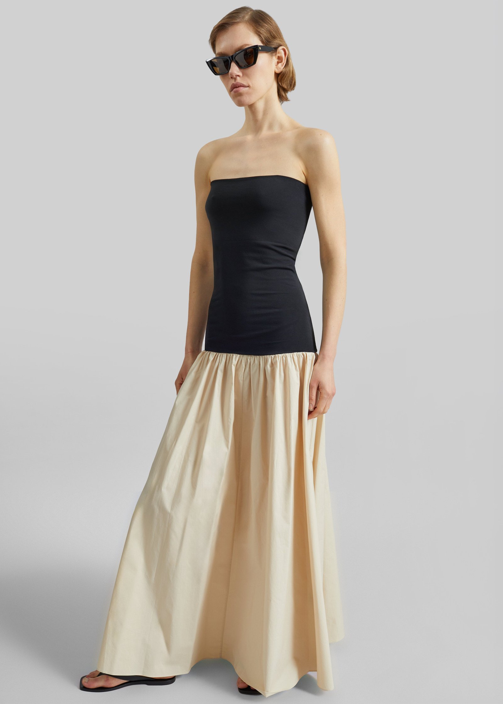 By Malene Birger Marc Cotton Maxi Dress - Oyster Gray