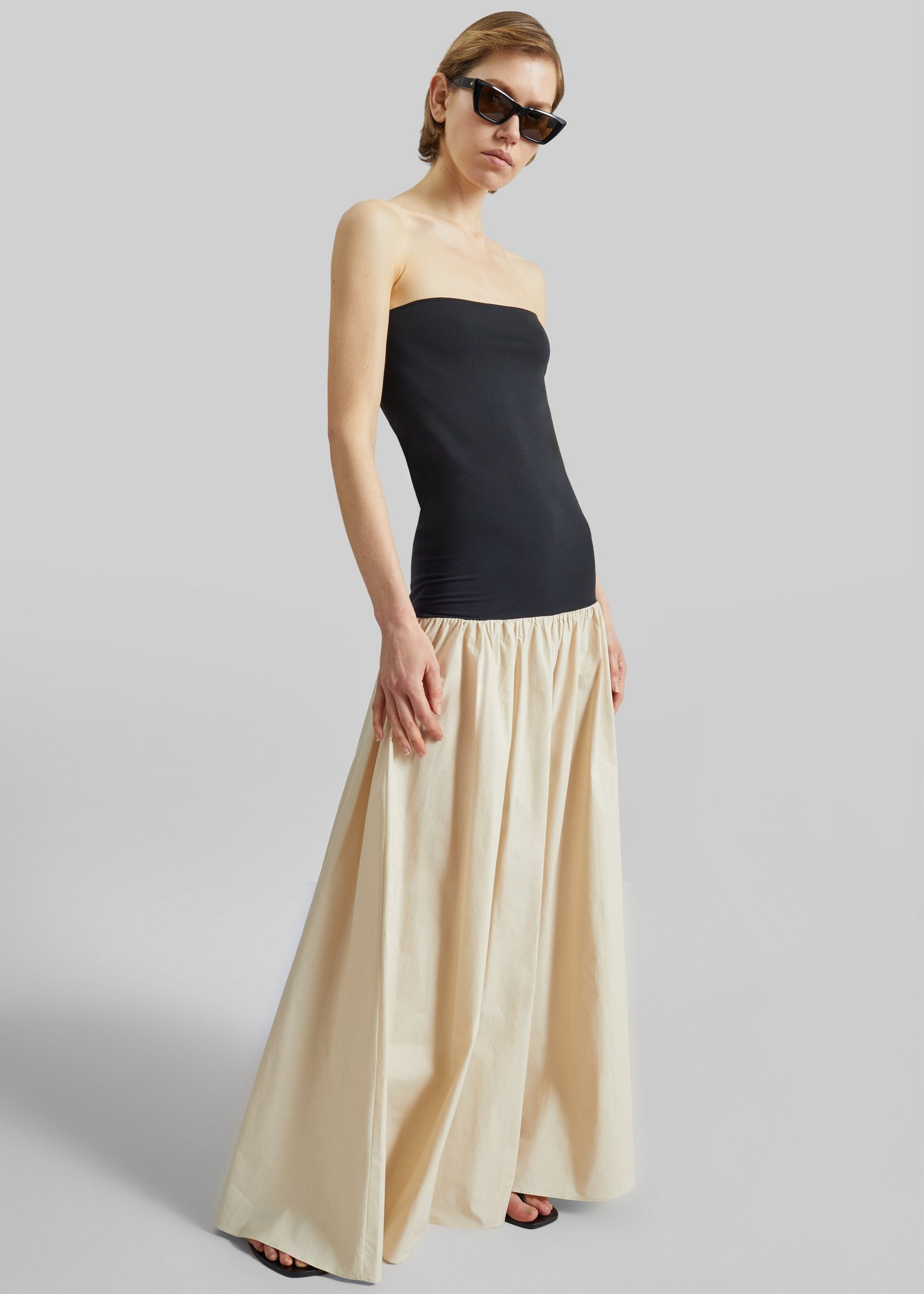 By Malene Birger Marc Cotton Maxi Dress - Oyster Gray - Image 5
