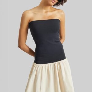 By Malene Birger Marcia Cotton Mini Dress - Oyster Gray