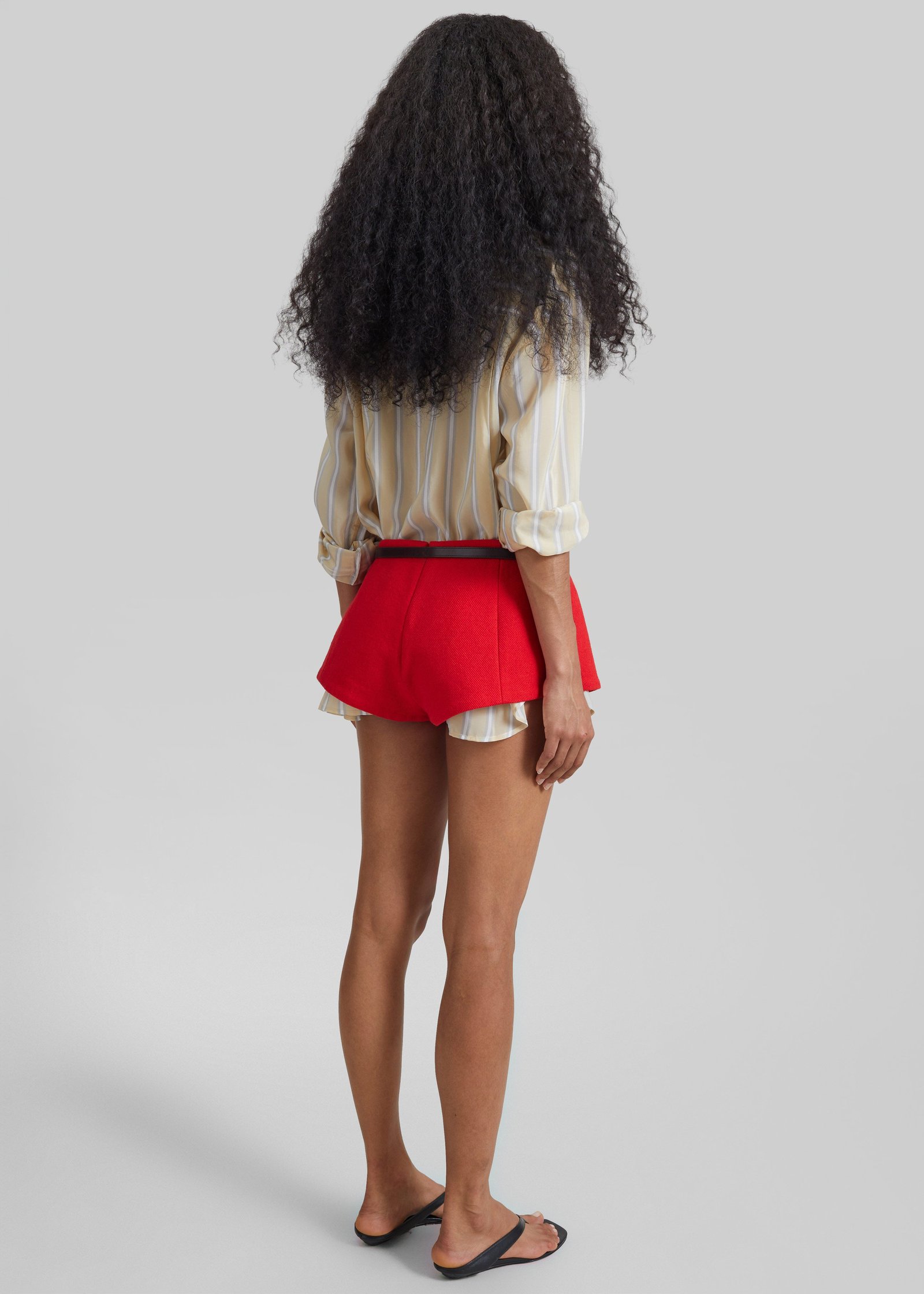 Christopher Esber Marnette Tailored Shorts - Carmine Red - Image 6