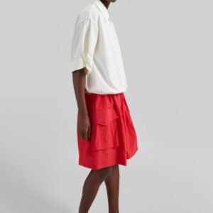 Igny Technical Cargo Bermuda Shorts - Red