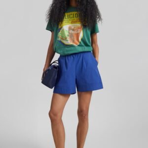 Kampala Cotton Shorts - Cobalt
