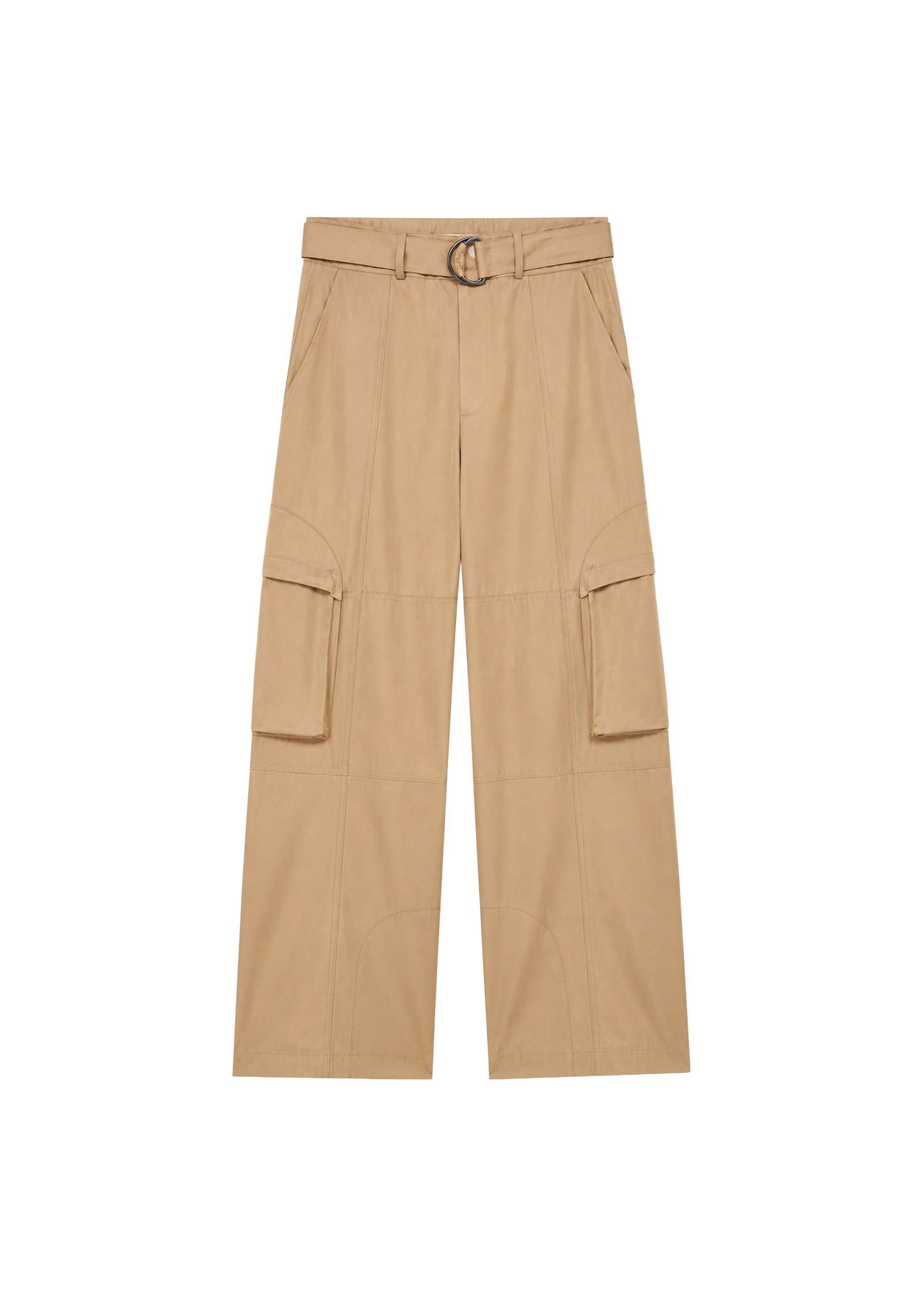 Kelly Cotton Cargo Pants - Camel - Image 8