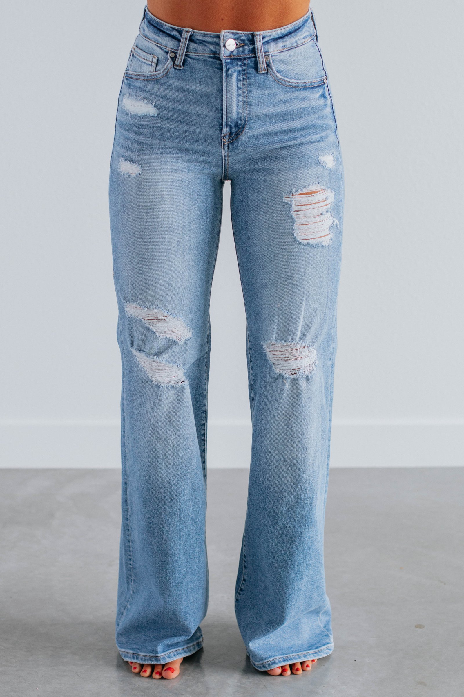 Kimora Risen Jeans - Medium Wash - Image 3