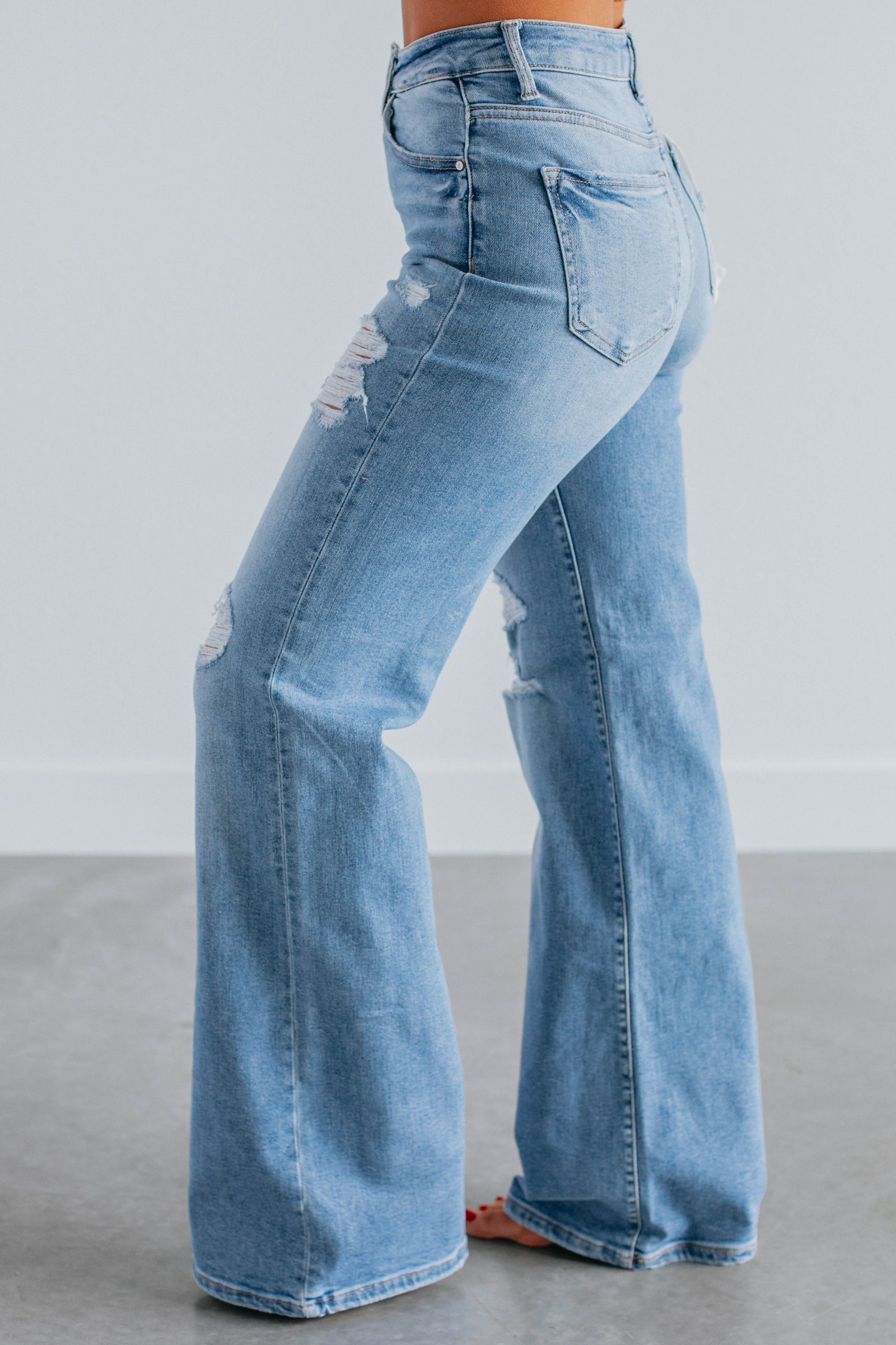 Kimora Risen Jeans - Medium Wash - Image 5