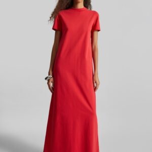 Malo T-Shirt Dress - Red