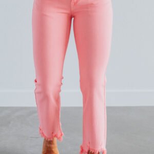 Neona Risen Jeans - Flamingo