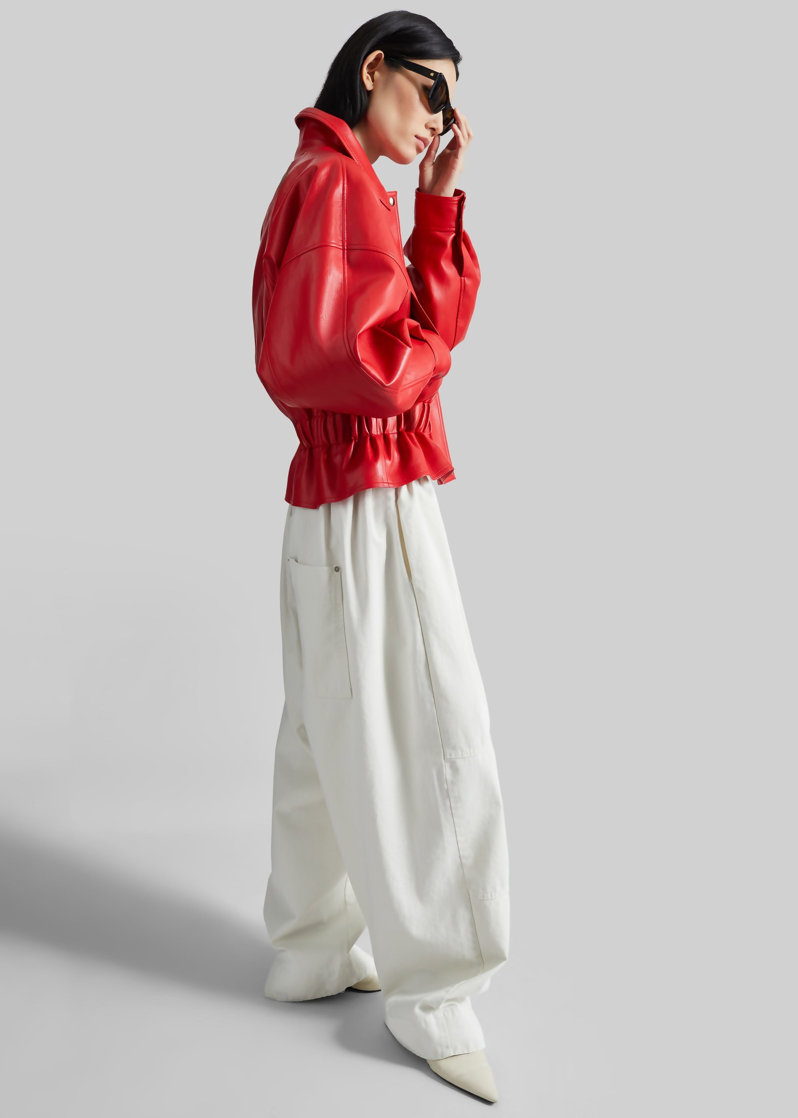 Teano Curved Pants - Off White - Image 4