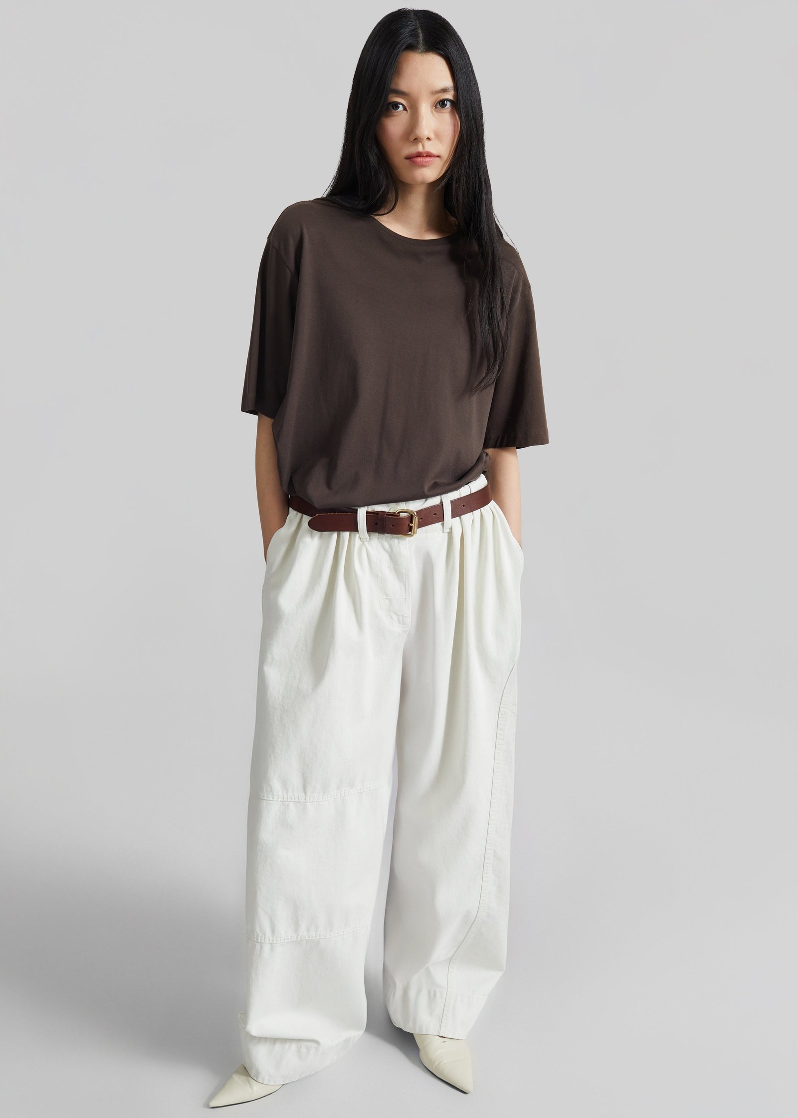 Teano Curved Pants - Off White - Image 7