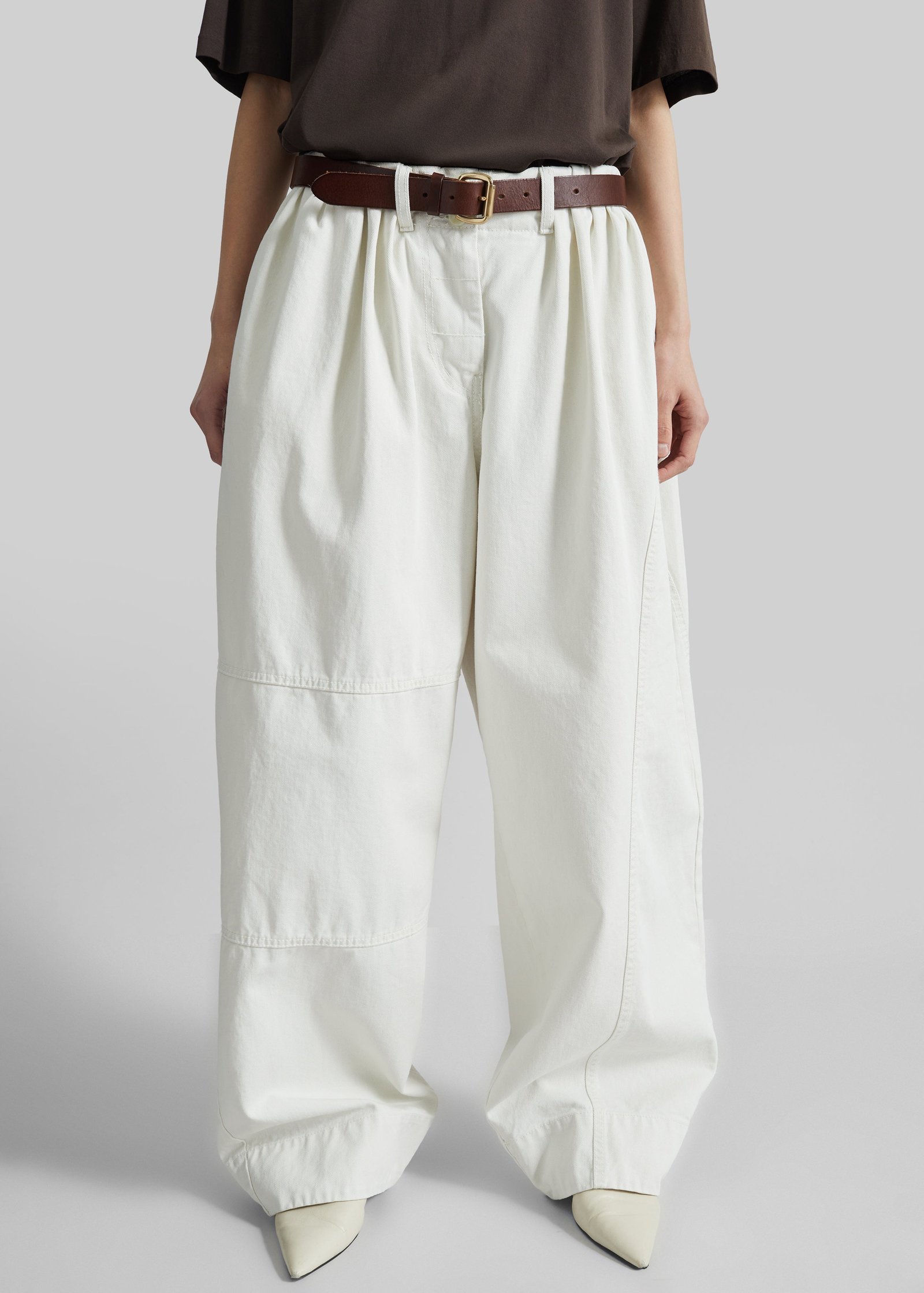 Teano Curved Pants - Off White - Image 8