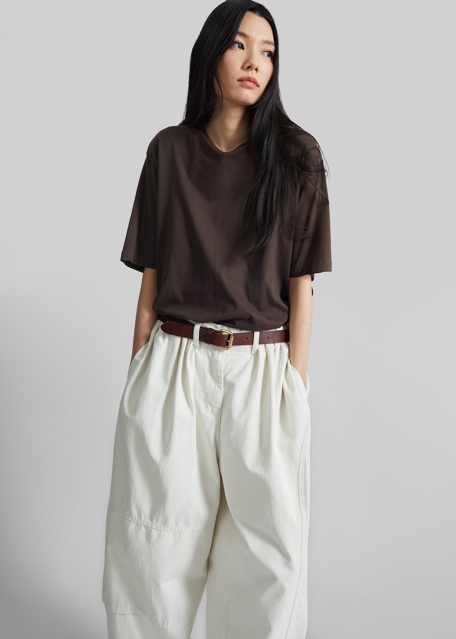 Teano Curved Pants - Off White - Image 9