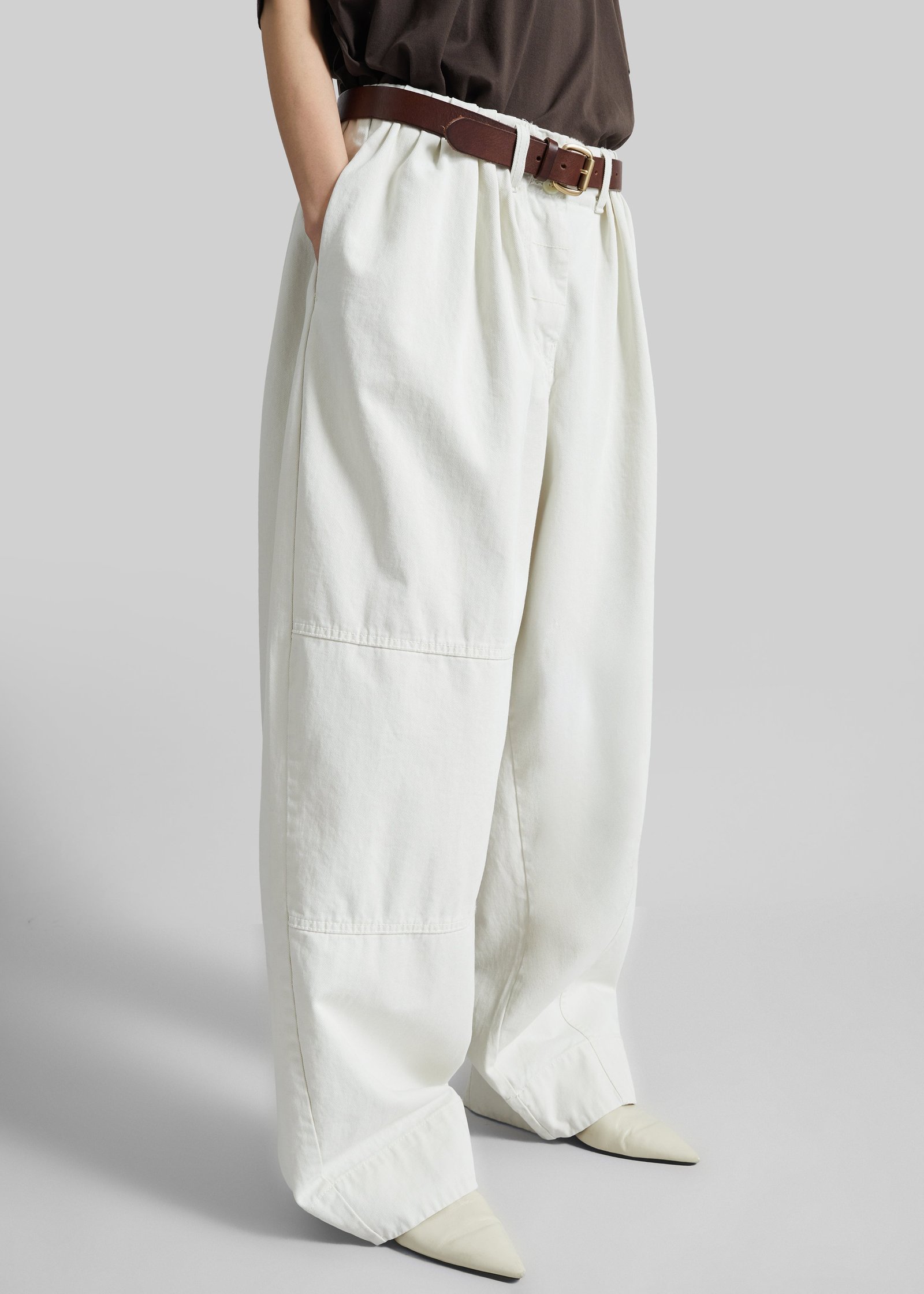 Teano Curved Pants - Off White - Image 2
