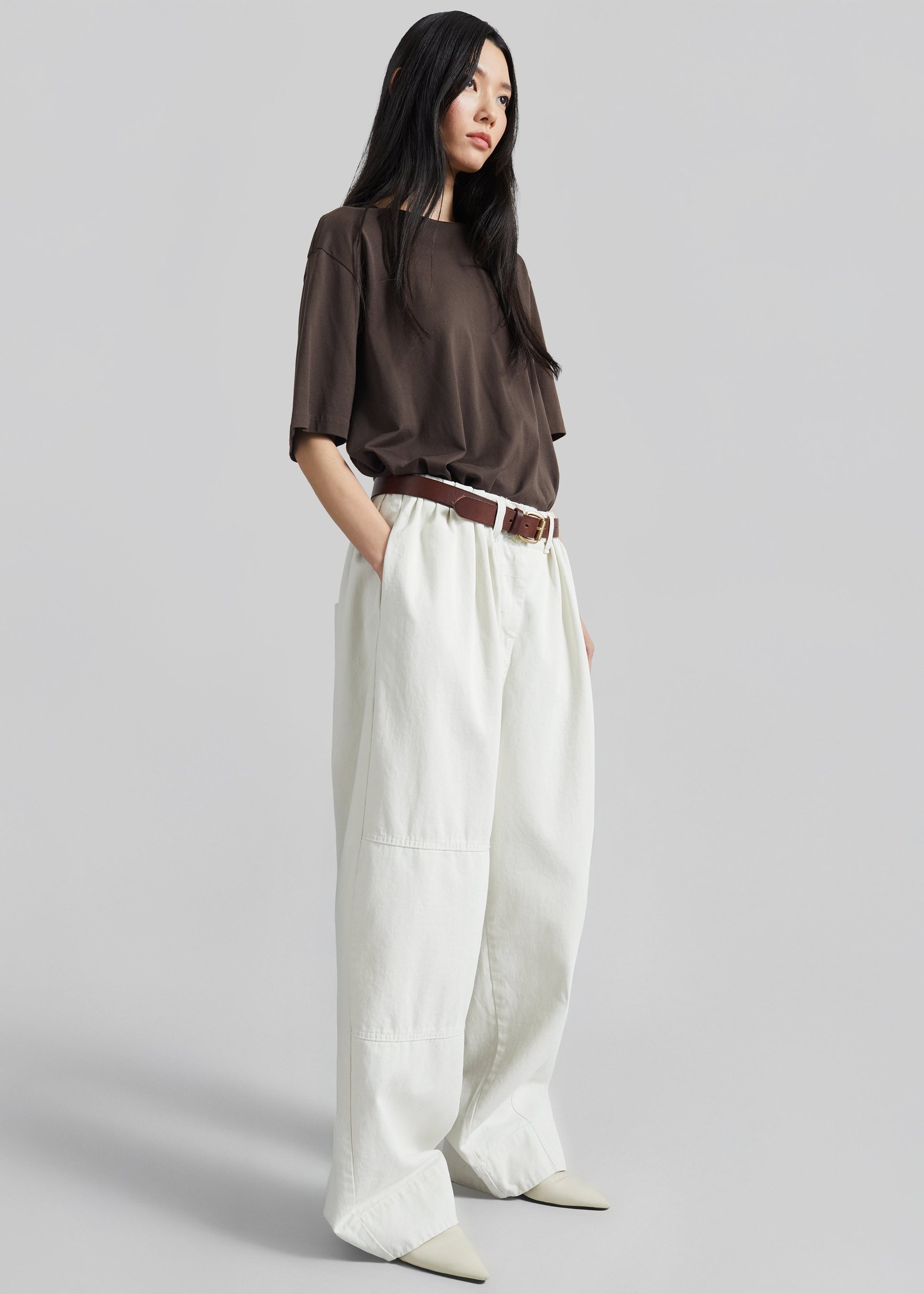 Teano Curved Pants - Off White - Image 5