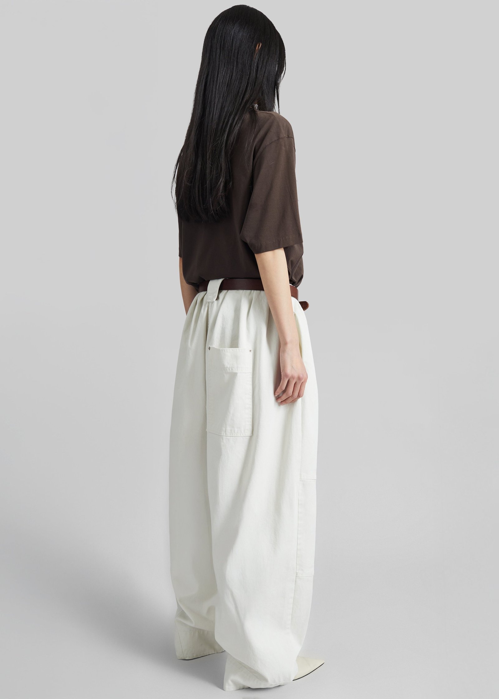 Teano Curved Pants - Off White - Image 10