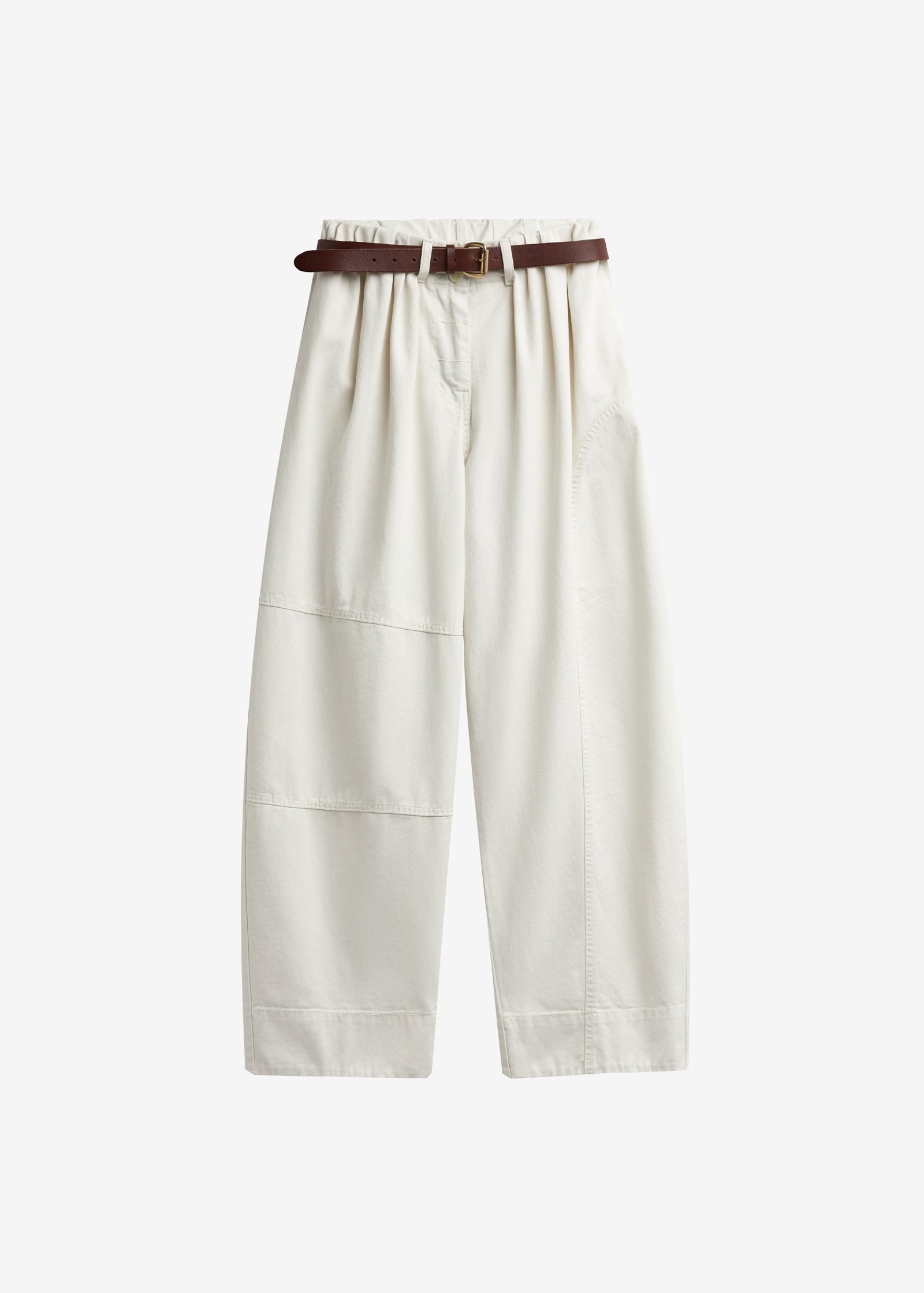 Teano Curved Pants - Off White - Image 11