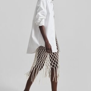 Tropea Macrame Skirt - Ecru
