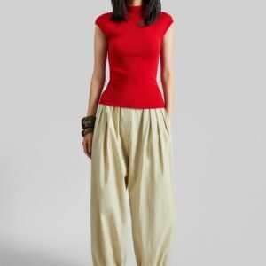 Vannes Balloon Pants - Beige