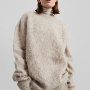 Willy Alpaca Knit Sweater - Beige